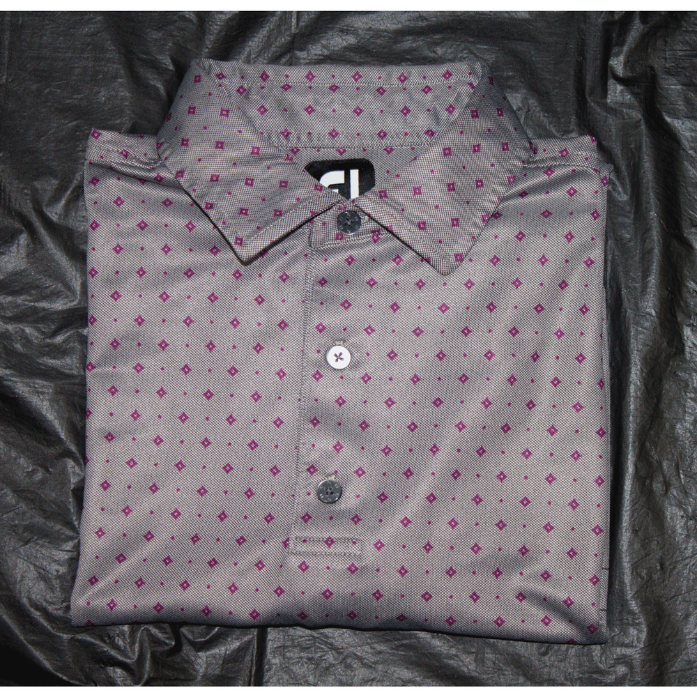 FootJoy Short Sleeve Golf Polo Shirt Size Large - Picture 5 of 6